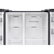 Samsung RS70F65Q1FAE Side-by-Side Refrigerator, Water Dispenser, Inox