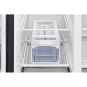 Samsung RS70F65Q1FAE Side-by-Side Refrigerator, Water Dispenser, Inox