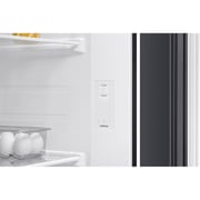 Samsung RS70F65Q1FAE Side-by-Side Refrigerator, Water Dispenser, Inox