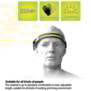 Mr. Light MRGD701 LED Head Lamp - Hands-Free, Bright, Adjustable