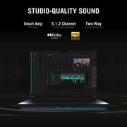 Asus ROG Strix G16 Gaming (2025) Laptop - 2nd Gen / Intel Core Ultra 9-275HX / 16inch / 1TB SSD / 32GB RAM / 16GB NVIDIA GeForce RTX 5080 Graphics / Windows 11 Home / English & Arabic Keyboard / Gray / Middle East Version - [G615LW-G321W]