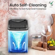 Jinou JT-105 Countertop Ice Maker with 2L Refillable Water Tank, Black