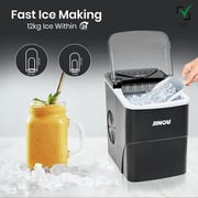 Jinou JT-105 Countertop Ice Maker with 2L Refillable Water Tank, Black