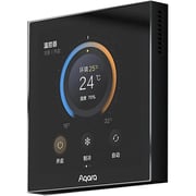 Aqara S3 Smart Zigbee LED Thermostat with Touch Screen, Temperature & Humidity Sensors, Black