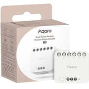 Aqara Dual Relay Module T2 with Matter Support, Smart Home Integration, White