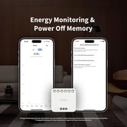 Aqara Dual Relay Module T2 with Matter Support, Smart Home Integration, White