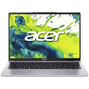 Acer Aspire Lite 14 (2025) Laptop - Intel Core 3-N355 / 14inch WUXGA / 512GB SSD / 8GB RAM / Shared Intel Graphics / Windows 11 Home / English & Arabic Keyboard / Light Silver / Middle East Version - [AL14-32P-329C]