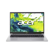 Acer Aspire Lite (2025) Laptop - AMD Ryzen 5-6600H / 15.6inch FHD / 512GB SSD / 8GB RAM / Windows 11 Home / English & Arabic Keyboard / Light Silver / Middle East Version - [AL15-62P-R2CQ]