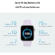 Huawei Watch Fit 4 Smartwatch Purple - SYA-B19 + Green Strap