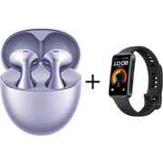 Huawei T0020 FreeBuds 6 Wireless Earbuds Purple + Band 9