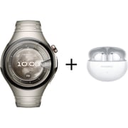 Huawei Watch 5 Smartwatch Silver + FreeBuds 6i - RTS-AL00