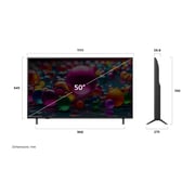 LG 50 inch UHD AI UA85 4K Smart TV AI Magic remote HDR10 webOS25 [50UA85006LA]