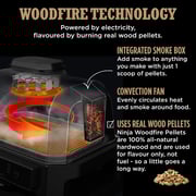 Ninja Woodfire Pro XL Electric BBQ Grill & Smoker OG850ME