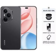 Honor 400 Pro 5G 512GB 12GB RAM Midnight Black Smartphone - DNP-NX9 - Pre-order + Choice Earbuds Clip + Phone Case + 12 Months Accidental  Damage Protection + GCC Warranty