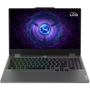 Lenovo LOQ 15IRX9 Gamng (2023) Laptop - 13th Gen / Intel Core i7-13650HX / 15.6inch FHD / 512GB SSD / 16GB RAM / 8GB NVIDIA GeForce RTX 4060 Graphics / Windows 11 Home / English Keyboard / Luna Grey / International Version - [83DV00FXUS]