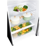 LG Top Mount Refrigerator 509L Glass Black - LTC752SGGM