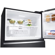 LG Top Mount Refrigerator 509L Glass Black - LTC752SGGM