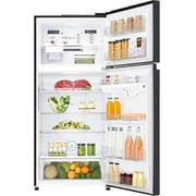 LG Top Mount Refrigerator 509L Glass Black - LTC752SGGM