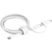 Belkin BoostCharge Pro 2-in-1 USB-C Cable 1.5m White
