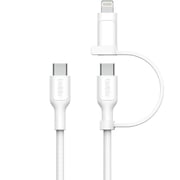 Belkin BoostCharge Pro 2-in-1 USB-C Cable 1.5m White