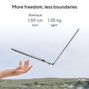 Asus Vivobook S14 (2025) Laptop - Snapdragon X- X126-100 / 14inch WQXGA / 1TB SSD / 16GB RAM / Shared Qualcomm Adreno GPU / Windows 11 Home / English & Arabic Keyboard / Matte Gray / Middle East Version - [S14 S3407QA-KP014W]
