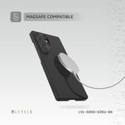 Levelo Sergei Case Black Samsung Galaxy S25 Ultra - LVL-SERG-S25U
