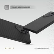 Levelo Sergei Case Black Samsung Galaxy S25 Ultra - LVL-SERG-S25U