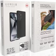 Levelo Sergei Case Black Samsung Galaxy S25 Ultra - LVL-SERG-S25U