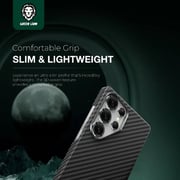 Green Lion Kevlar Armor Case Black Samsung Galaxy S25 Ultra - GNKEARS25UBK