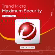 Trend Micro Maximum Security 5 Devices 1 Year - COX-TMMS-5D1Y