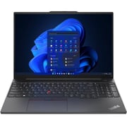 Lenovo ThinkPad E16 Gen 2 (2023) Laptop - 1st Series / Intel Core Ulta 5-125H / 16inch WUXGA / 512GB SSD / 8GB RAM / Shared Intel Arc Graphics / FreeDOS / English Keyboard / Black / International Version - [21MAS0BR00]