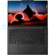 Lenovo ThinkPad X1 Carbon Gen 12 (2023) Laptop - 1st Series / Intel Core Ultra 7-155U / 14inch WUXGA / 1TB SSD / 32GB RAM / Shared Intel Graphics / Windows 11 Pro / English & Arabic Keyboard / Black / Middle East Version - [21KC001BGR]