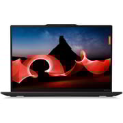 Lenovo ThinkPad X1 Carbon Gen 12 (2023) Laptop - 1st Series / Intel Core Ultra 7-155U / 14inch WUXGA / 1TB SSD / 32GB RAM / Shared Intel Graphics / Windows 11 Pro / English & Arabic Keyboard / Black / Middle East Version - [21KC001BGR]