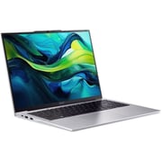 Acer Aspire Lite (2023) Laptop - 13th Gen / Intel Core i5-1334U / 16inch / 512GB SSD / 8GB RAM / Shared Intel UHD Graphics / Windows 11 / English & Arabic Keyboard / Pure Silver / Middle East Version - [AL16-52P-58XR]