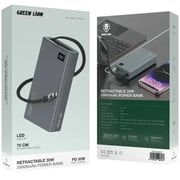 Green Lion Power Bank 20000mAh Grey - GNRET35W20GY