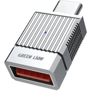 Green Lion 2-in-1 OTG Adapter Grey - GN2N1OTCTAGY