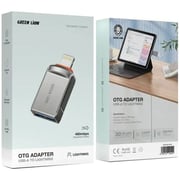 Green Lion OTG Adapter Grey - GNOTGALTAGY