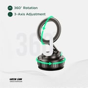 Green Lion GX-35 Suction Phone Holder Black - GNGX35SPHLBK