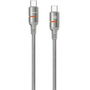 Porodo USB-C To USB-C Cable 1.2m Grey - PD-CBL0028-GY-C