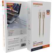 Porodo USB-C To Lightning Cable 1.2m Gold - PD-CBL0028-GD-L