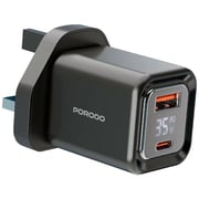 Porodo GaN Charger Black - PD-FWCH058-BK