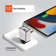 Porodo GaN Charger 75cm Silver - PD-FWCH054-SL