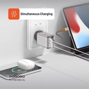 Porodo GaN Charger 75cm Silver - PD-FWCH054-SL