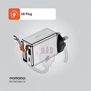 Porodo GaN Charger 75cm Silver - PD-FWCH054-SL