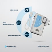 Powerology MagSafe Power Bank 10000mAh White - PPBCHA80-WH