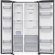 Samsung Side By Side Refrigerator 418L Black - RS70F65QDFKW