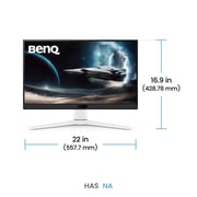 BenQ Mobiuz 24.5 Inch FHD IPS LED Gaming Monitor, 220 Hz, White - EX251