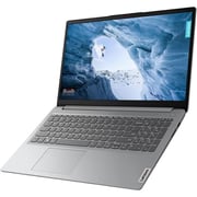 Lenovo IdeaPad 1 15IJL7 (2021) Laptop - Intel Celeron-N4500 / 15.6inch FHD / 256GB SSD / 8GB RAM / Shared Intel UHD Graphics / FreeDOS / English Keyboard / Cloud Gray / International Version - [82LX00D7PS]
