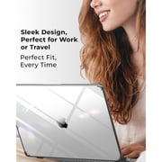 Glassology Defense Shield Laptop Case Transparent MacBook Air 13.6Inch 2025 - GTSM4