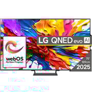 LG 75inch QNED93 evo AI 4K Smart Television (2025 Model)